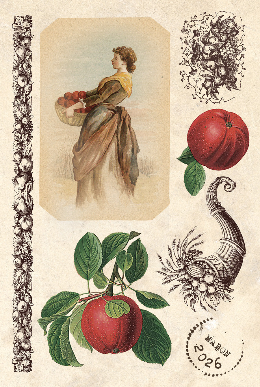 Rabbit’s Round Mabon Collage Sheet 2
