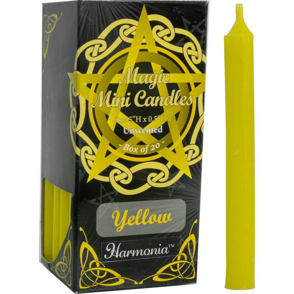 Mini Ritual Candles Yellow
