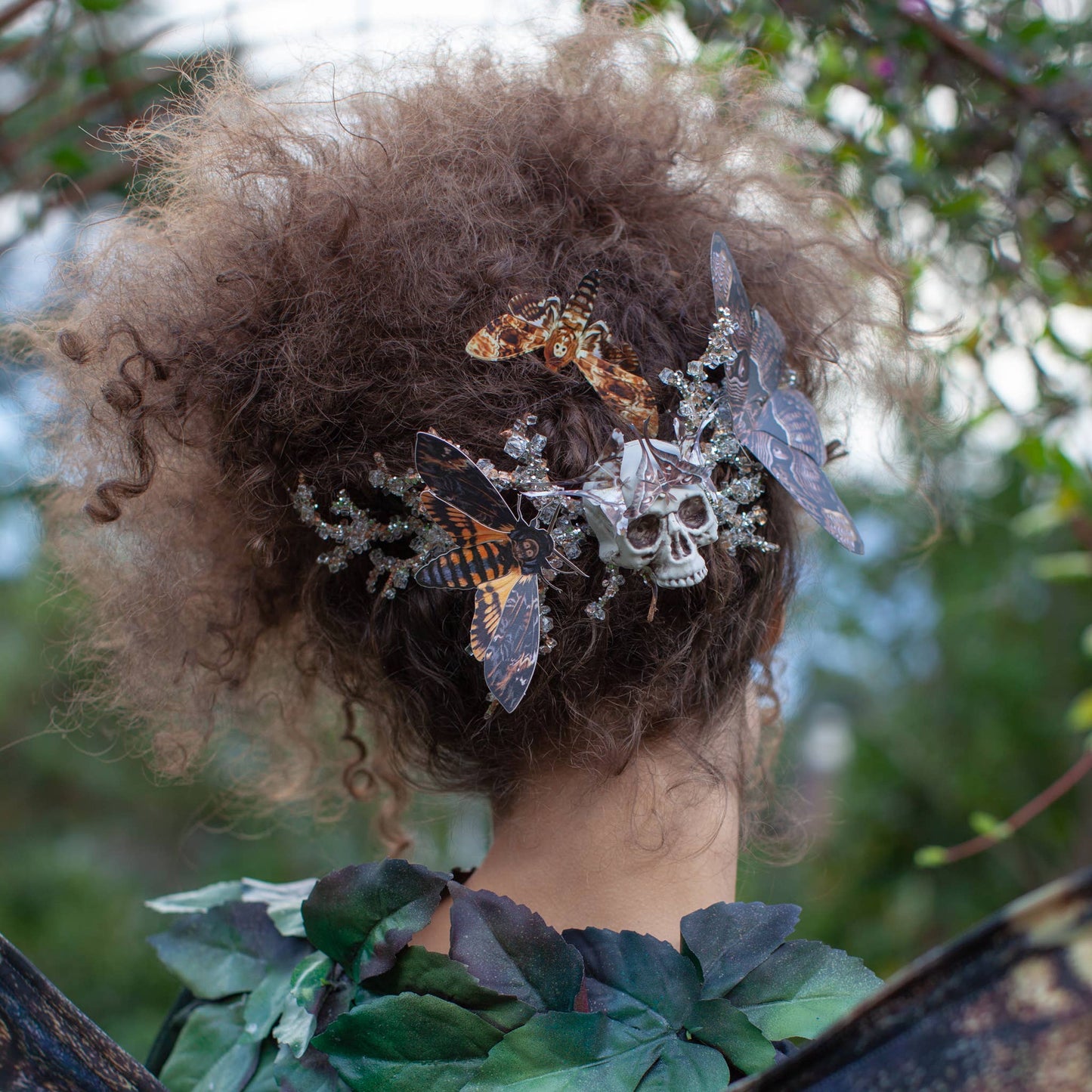 Halloween 'Death's Head' Paper Moth Set