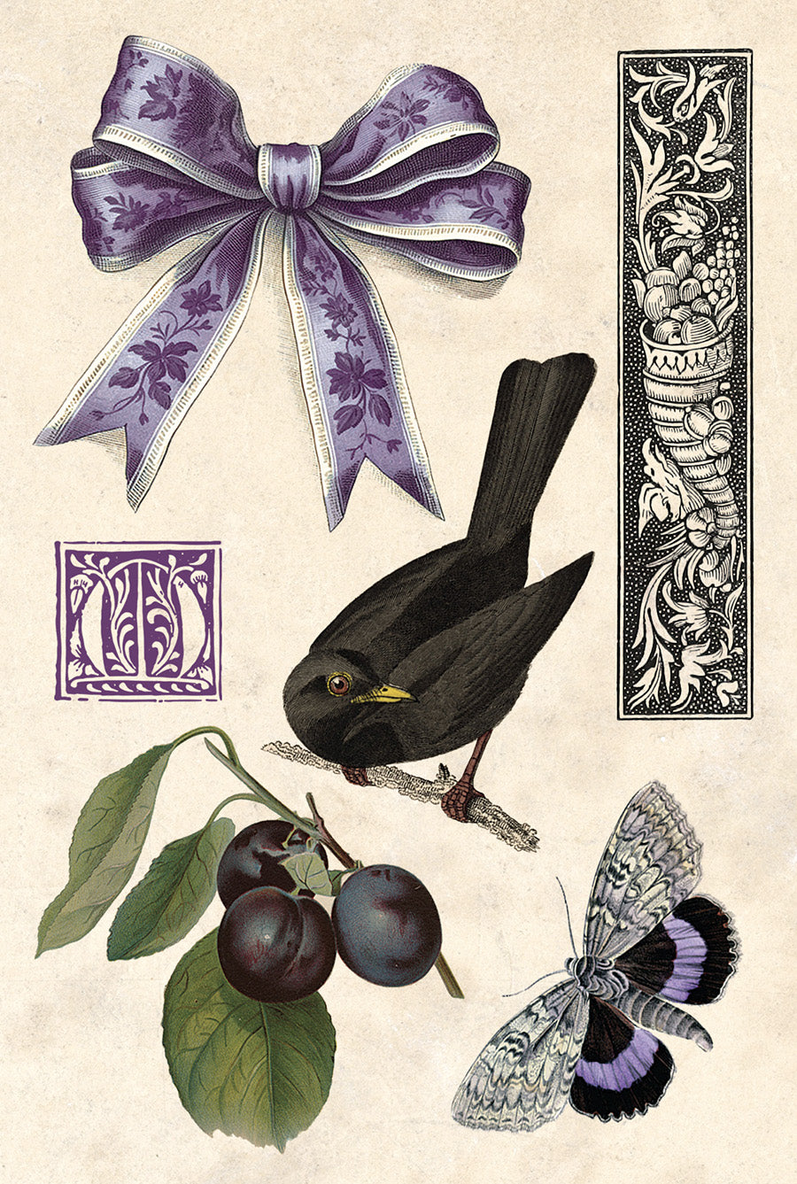 Rabbit’s Round Mabon Collage Sheet 1