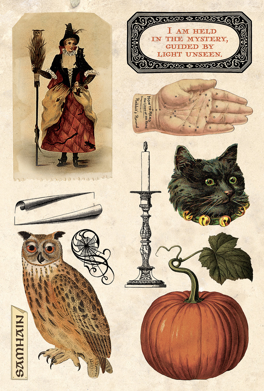 Rabbit’s Round Samhain Collage Sheet 3