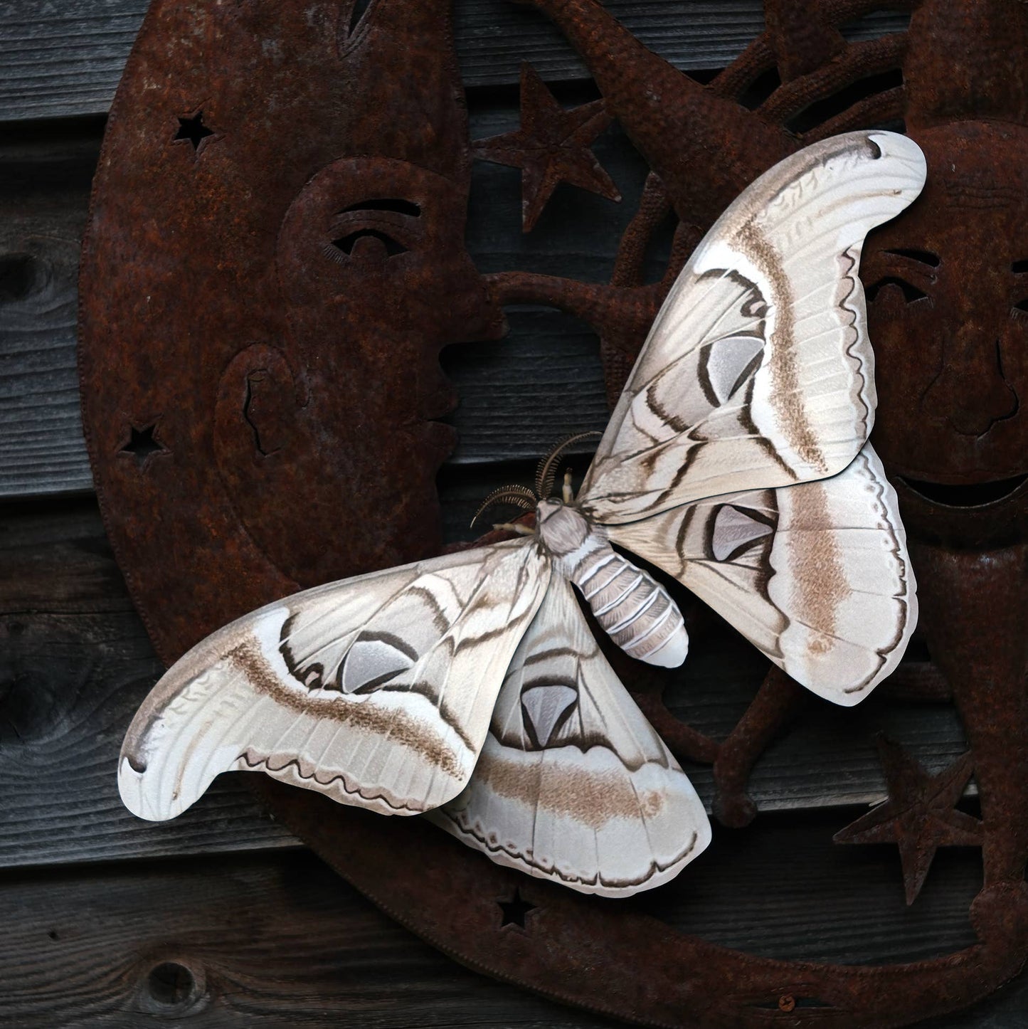 'Ghost Atlas' Moth Paper Replica