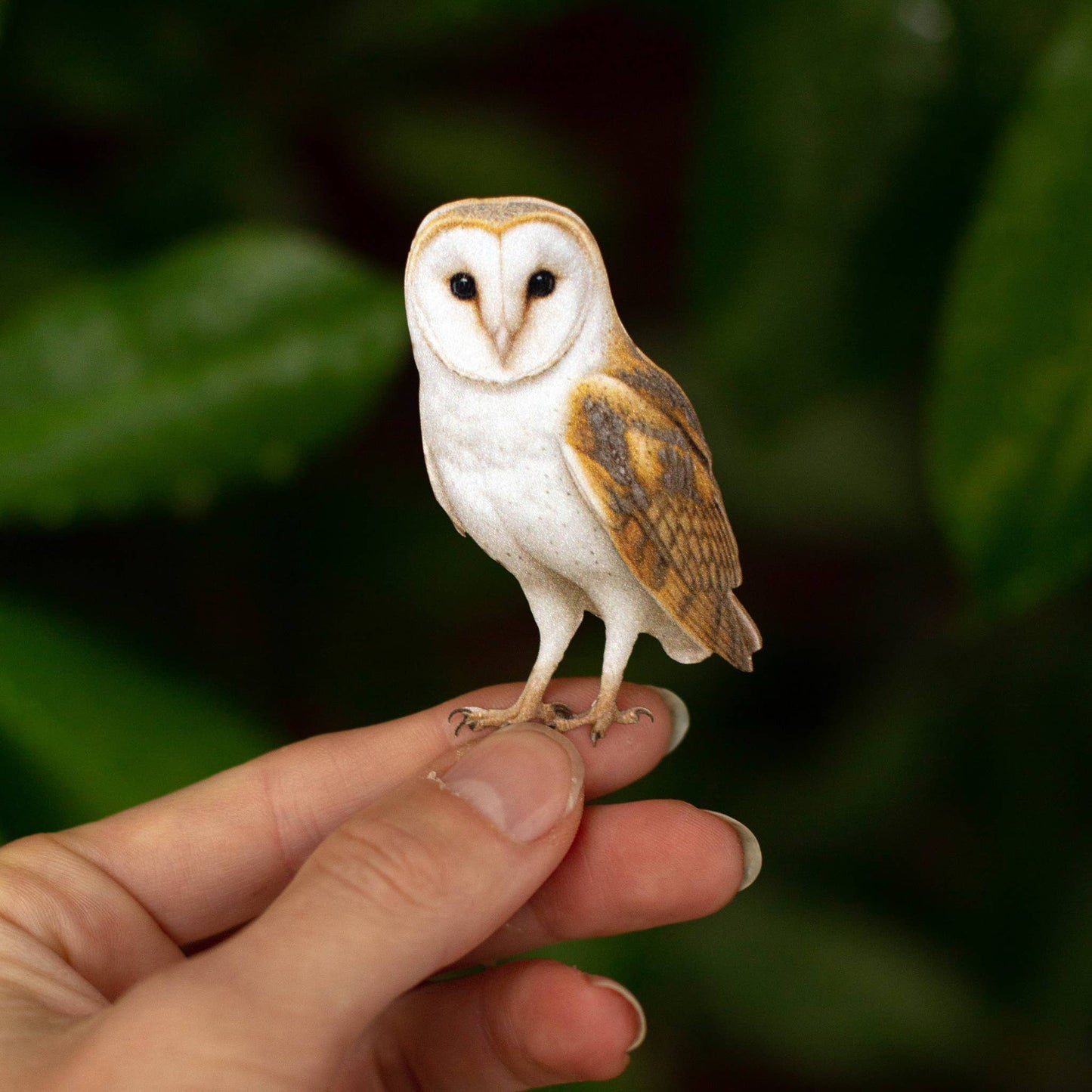 'Lunar Veil' Paper Barn Owl 3 Piece Set