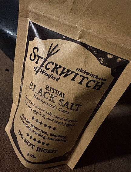 Stickwitch Ritual Black Salt—Coarse